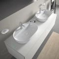 Duravit Luv Umvadlo na dosku, 60x40 cm, s 1 otvorom, DuraCeram, s WonderGliss, alpsk biela