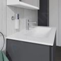 Duravit ME by Starck Umvadlo nbytkov, 830x490 mm, s prepadom, s otvorom na batriu, biela