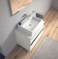 Duravit Vero Air Umvadlo nbytkov, 60x47 cm, s prepadom, bez otvoru na batriu, WonderGliss, biela