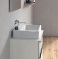 Duravit Vero Air Umvadlo nbytkov, 60x47 cm, s prepadom, bez otvoru na batriu, WonderGliss, biela