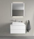 Duravit DuraSquare Umvadlo, 60x47 cm, bez prepadu, s otvorom na batriu, DuraCeram, WonderGliss, biela