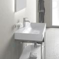 Duravit DuraSquare Umvadlo, 80x47 cm, bez prepadu, s otvorom na batriu, DuraCeram, biela