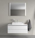 Duravit DuraSquare Umvadlov misa, 60x47 cm, bez prepadu, s otvorom na batriu, DuraCeram, WonderGliss, biela