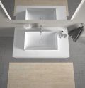 Duravit DuraSquare Umvadlov misa, 60x36 cm, DuraCeram, s WonderGliss, alpsk biela