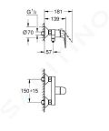 Grohe Swift Sprchov batria, chrm