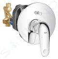 Grohe Swift Batria pod omietku, na 2 spotrebie, s telesom, chrm