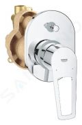 Grohe BauLoop Batria pod omietku, na 2 spotrebie, s telesom, chrm