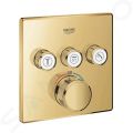 Grohe Grohtherm SmartControl Termostatick batria pod omietku, 3 ventily, Cool Sunrise