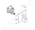 Kludi Decus Termostatick sprchov batria pod omietku, chrm