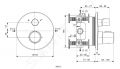 Ideal Standard CeraTherm Termostatick vaov batria pod omietku, ierna