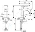 Ideal Standard Tonic II Umvadlov batria Piccolo, chrm