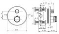 Ideal Standard CeraTherm Navigo Termostatick sprchov batria pod omietku, hodvbna ierna