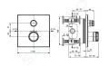 Ideal Standard CeraTherm Navigo Termostatick sprchov batria pod omietku, hodvbna ierna