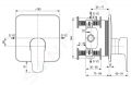 Ideal Standard Cerafine D Batria pod omietku, chrm