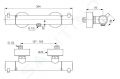 Ideal Standard CeraTherm Termostatick sprchov batria, hodvbna ierna