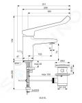 Ideal Standard CeraPlan Umvadlov batria s vpustom a predenou pkou, chrm