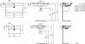 Ideal Standard Connect Air Nbytkov umvadlo 104x46x16 cm, s prepadom, otvor na batriu, s Ideal Plus, biela