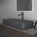 Ideal Standard Ipalyss Umvadlo na dosku, 80x40 cm, bez prepadu, slate grey