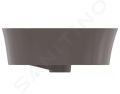 Ideal Standard Ipalyss Umvadlo na dosku, 600x380 mm, s prepadom, slate grey