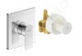 Duravit Manhattan Sprchov batria pod omietku, s telesom, chrm