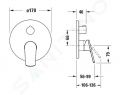 Duravit DuraStyle Basic Batria pod omietku, na 2 spotrebie, chrm