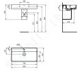 Ideal Standard Strada II Umvadlo 80x43 cm, biela