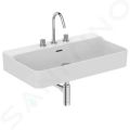 Ideal Standard Conca Ceram Umvadlo, 80x45 cm, s prepadom, 3 otvory na batriu, biela